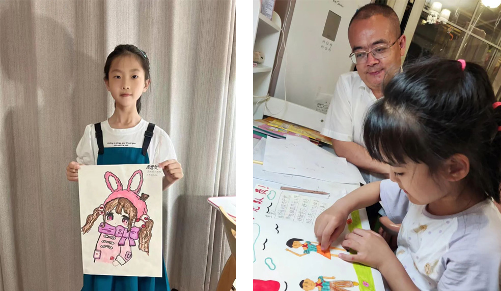 童心向黨 || “西投寶寶”們的親子繪畫作品展來啦！看看你pick哪個！