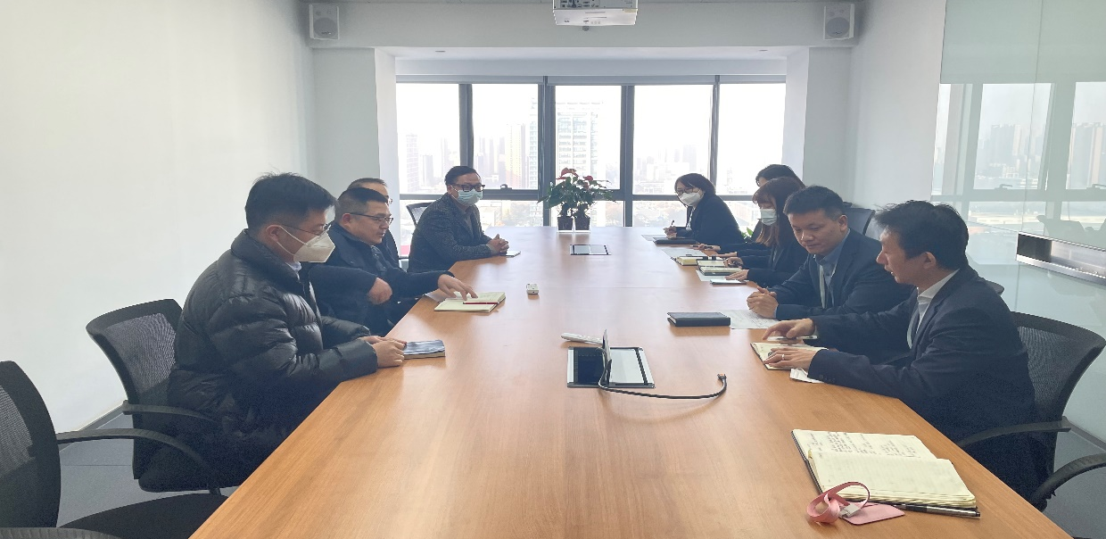 長安財通與陜西金融資產(chǎn)管理股份有限公司、融創(chuàng)西北公司座談交流